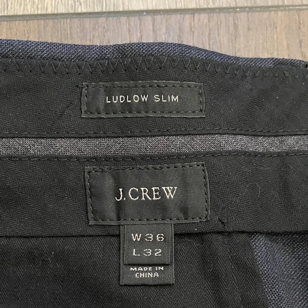 J. Crew Ludlow Slim Wool Dress Pants for Men